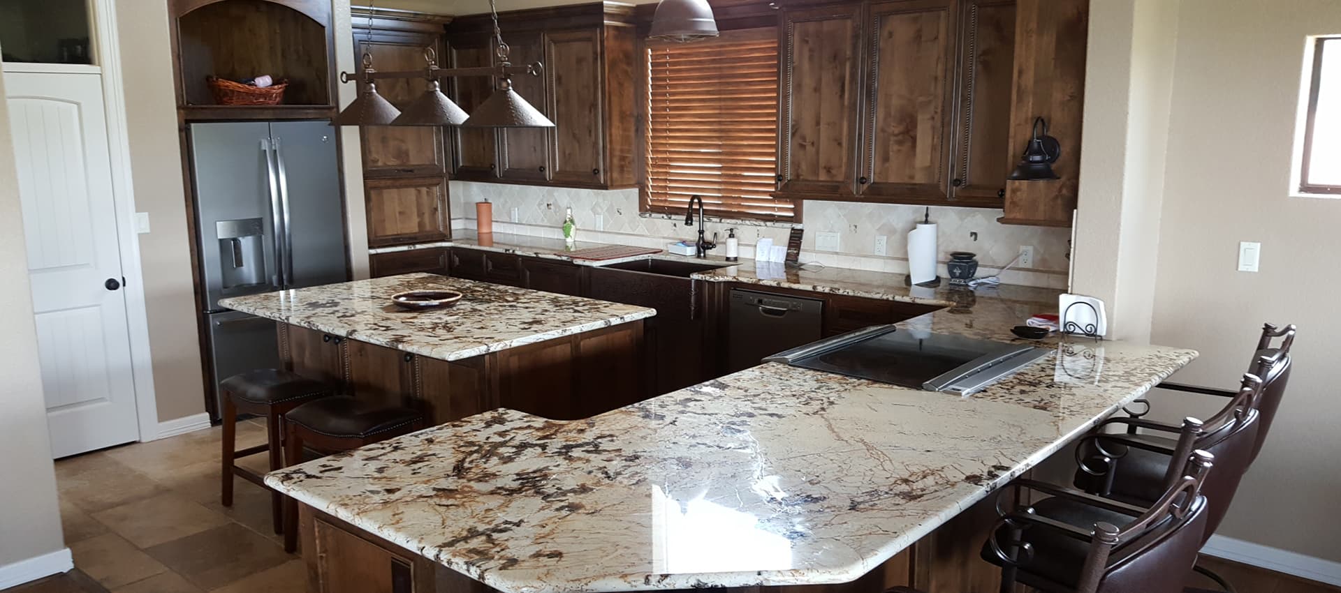 Traditional Kitchen Remodel by A2Z Granite & Tile Inc — Project 2 project photo